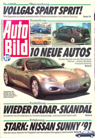 Deckblatt Auto Bild (03/1991)